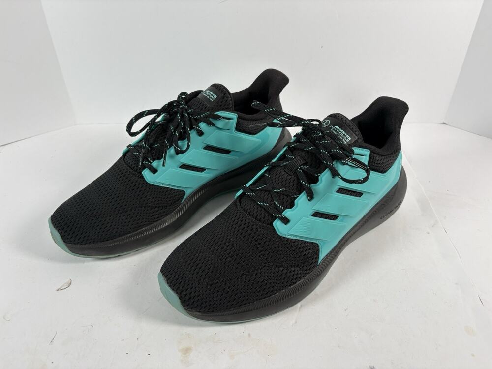 adidas Mercedes AMG Petronas F1 Ultimashow 2.0 Shoes Mens 12 Black Teal JR1093